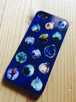 "水玉ﾉ穴ｶﾗ空ｦ見ﾀｶｯﾀﾉ"iPhoneケース　4000yen